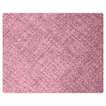 Pink Fabric Texture, Knitted Pink Texture, Premium Plush Fleece Blanket (Medium)