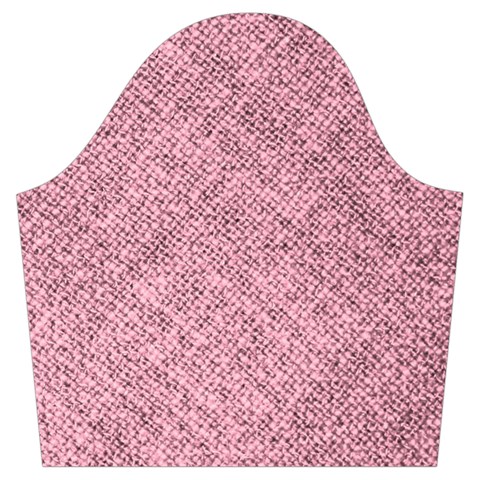 Pink Fabric Texture, Knitted Pink Texture, Trumpet Sleeve Cropped Top from ArtsNow.com Sleeve Right