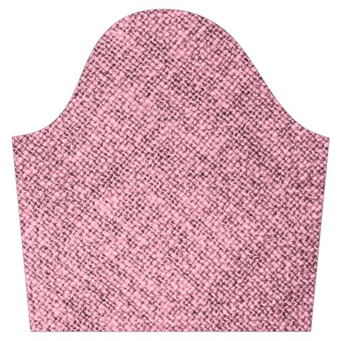 Pink Fabric Texture, Knitted Pink Texture, Trumpet Sleeve Cropped Top from ArtsNow.com Sleeve Left