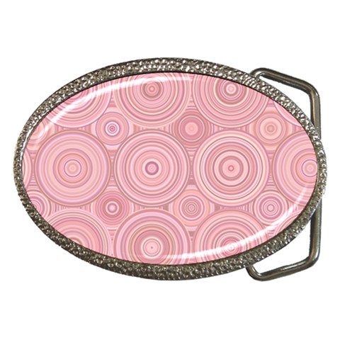 Pink Retro Texture With Circles, Retro Circles Background, Belt Buckles from ArtsNow.com Front