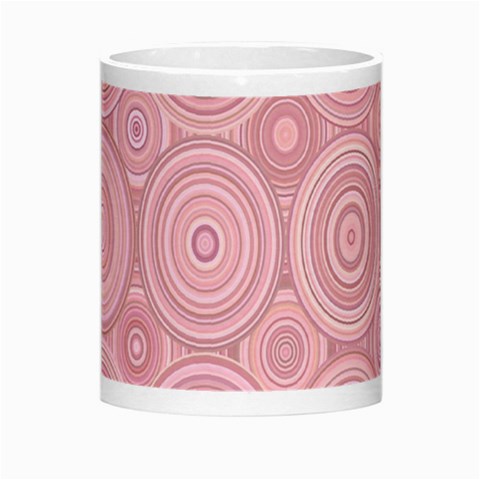 Pink Retro Texture With Circles, Retro Circles Background, Morph Mug from ArtsNow.com Center