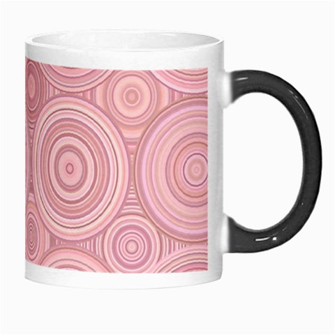 Pink Retro Texture With Circles, Retro Circles Background, Morph Mug from ArtsNow.com Right