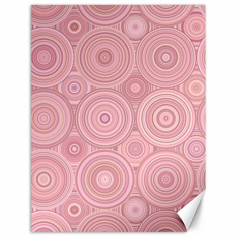 Pink Retro Texture With Circles, Retro Circles Background, Canvas 18  x 24  from ArtsNow.com 17.8 x23.08  Canvas - 1