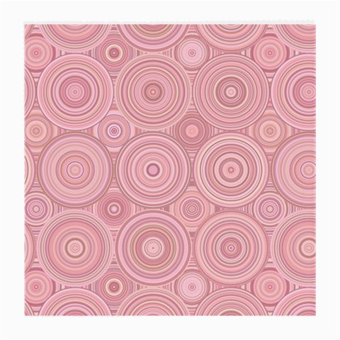 Pink Retro Texture With Circles, Retro Circles Background, Medium Glasses Cloth (2 Sides) from ArtsNow.com Back