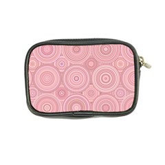 Pink Retro Texture With Circles, Retro Circles Background, Coin Purse from ArtsNow.com Back