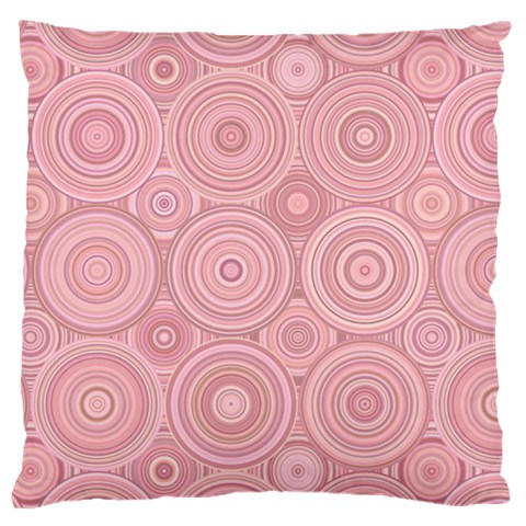 Pink Retro Texture With Circles, Retro Circles Background, Standard Premium Plush Fleece Cushion Case (Two Sides) from ArtsNow.com Back