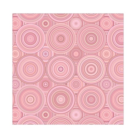 Pink Retro Texture With Circles, Retro Circles Background, Duvet Cover Double Side (Full/ Double Size) from ArtsNow.com Front