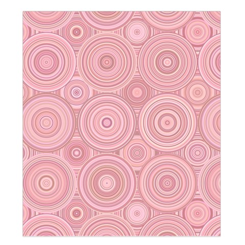 Pink Retro Texture With Circles, Retro Circles Background, Duvet Cover Double Side (King Size) from ArtsNow.com Front