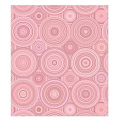 Pink Retro Texture With Circles, Retro Circles Background, Duvet Cover Double Side (King Size) from ArtsNow.com Front