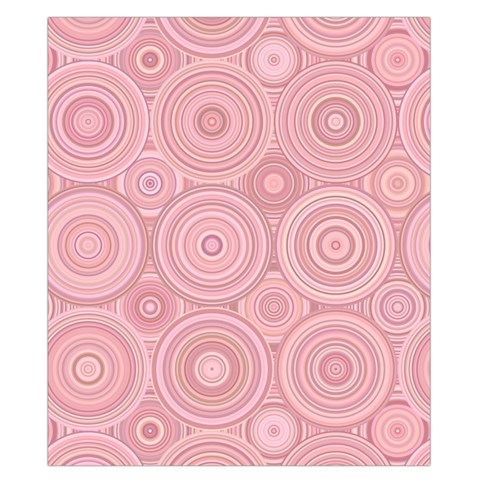 Pink Retro Texture With Circles, Retro Circles Background, Duvet Cover Double Side (California King Size) from ArtsNow.com Front