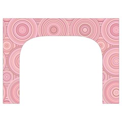 Pink Retro Texture With Circles, Retro Circles Background, Toiletries Pouch from ArtsNow.com Front