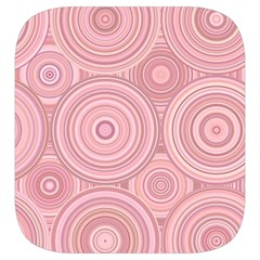 Pink Retro Texture With Circles, Retro Circles Background, Toiletries Pouch from ArtsNow.com Side Right