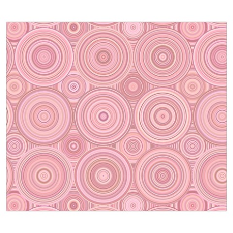 Pink Retro Texture With Circles, Retro Circles Background, Zipper Large Tote Bag from ArtsNow.com Front