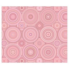 Pink Retro Texture With Circles, Retro Circles Background, Zipper Large Tote Bag from ArtsNow.com Front