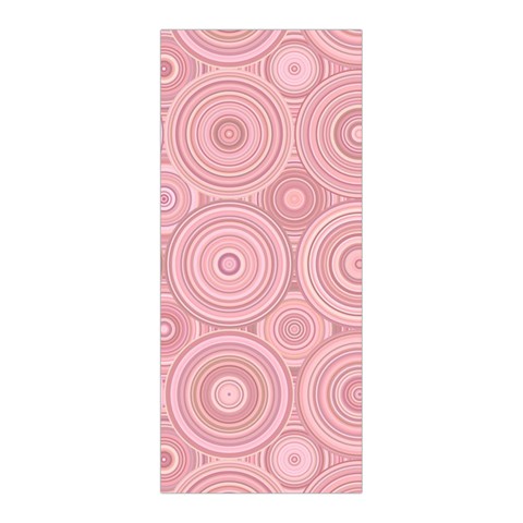 Pink Retro Texture With Circles, Retro Circles Background, Pleated Skirt from ArtsNow.com Back Pleats