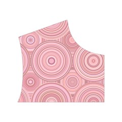 Pink Retro Texture With Circles, Retro Circles Background, Women s Button Up Vest from ArtsNow.com Top Right