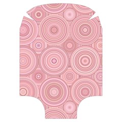 Pink Retro Texture With Circles, Retro Circles Background, Luggage Cover (Medium) from ArtsNow.com Front