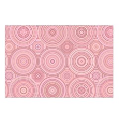 Pink Retro Texture With Circles, Retro Circles Background, Waist Pouch (Small) from ArtsNow.com Loop