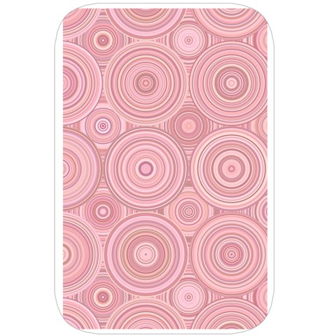 Pink Retro Texture With Circles, Retro Circles Background, Belt Pouch Bag (Large) from ArtsNow.com Back