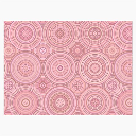 Pink Retro Texture With Circles, Retro Circles Background, Roll Up Canvas Pencil Holder (M) from ArtsNow.com Front