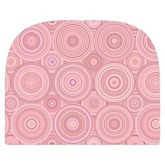 Pink Retro Texture With Circles, Retro Circles Background, Make Up Case (Small) from ArtsNow.com Front