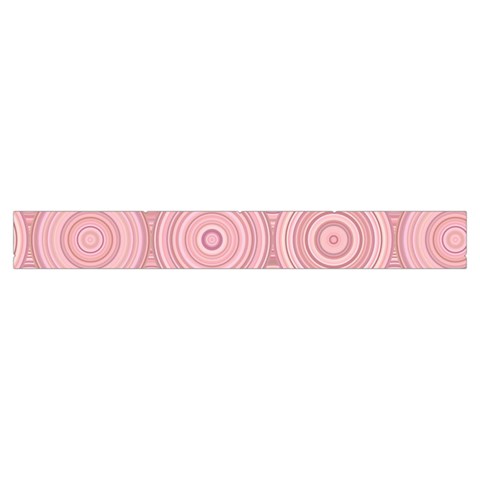 Pink Retro Texture With Circles, Retro Circles Background, Make Up Case (Small) from ArtsNow.com Zipper Tape Front