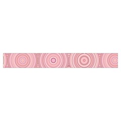 Pink Retro Texture With Circles, Retro Circles Background, Make Up Case (Small) from ArtsNow.com Zipper Tape Front