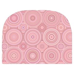 Pink Retro Texture With Circles, Retro Circles Background, Make Up Case (Medium) from ArtsNow.com Front