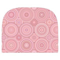 Pink Retro Texture With Circles, Retro Circles Background, Make Up Case (Large) from ArtsNow.com Front