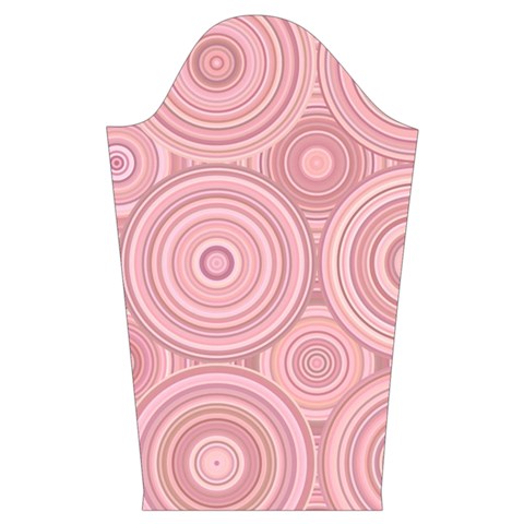 Pink Retro Texture With Circles, Retro Circles Background, Kids  Long Sleeve Velvet Lounge Robe from ArtsNow.com Sleeve Left