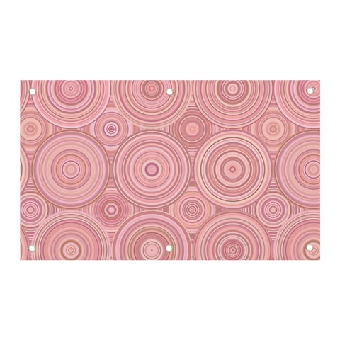 Pink Retro Texture With Circles, Retro Circles Background, Banner and Sign 5  x 3  from ArtsNow.com Front