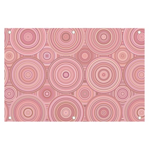 Pink Retro Texture With Circles, Retro Circles Background, Banner and Sign 6  x 4  from ArtsNow.com Front