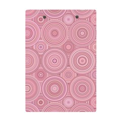 Pink Retro Texture With Circles, Retro Circles Background, A5 Acrylic Clipboard from ArtsNow.com Back