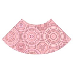 Pink Retro Texture With Circles, Retro Circles Background, Trumpet Sleeve Cropped Top from ArtsNow.com Cuff Right