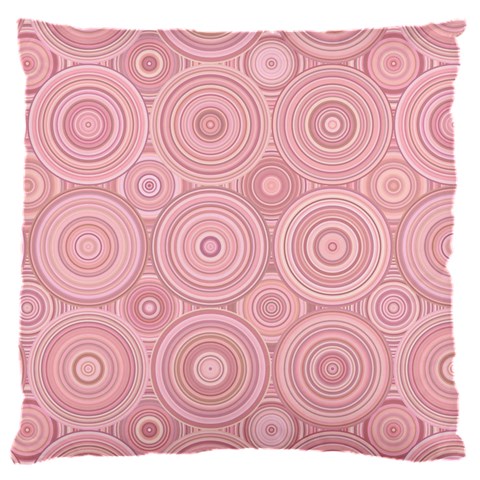 Pink Retro Texture With Circles, Retro Circles Background, 16  Baby Flannel Cushion Case (Two Sides) from ArtsNow.com Front