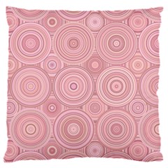 Pink Retro Texture With Circles, Retro Circles Background, 16  Baby Flannel Cushion Case (Two Sides) from ArtsNow.com Back