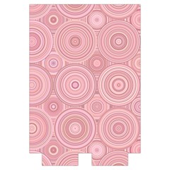 Pink Retro Texture With Circles, Retro Circles Background, Automatic Folding Umbrella with Case (Large) from ArtsNow.com Case