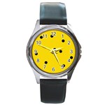 Punch Hole, Black Hole Round Metal Watch