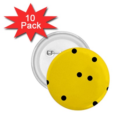 Punch Hole, Black Hole 1.75  Buttons (10 pack) from ArtsNow.com Front