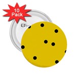 Punch Hole, Black Hole 2.25  Buttons (10 pack) 