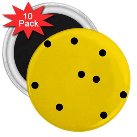 Punch Hole, Black Hole 3  Magnets (10 pack)  from ArtsNow.com Front