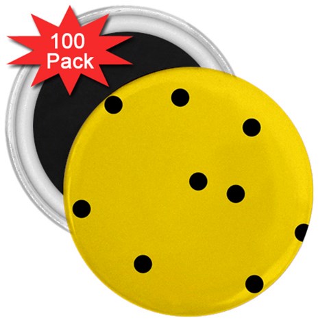 Punch Hole, Black Hole 3  Magnets (100 pack) from ArtsNow.com Front