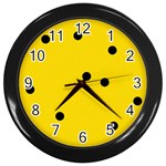 Punch Hole, Black Hole Wall Clock (Black)