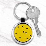 Punch Hole, Black Hole Key Chain (Round)