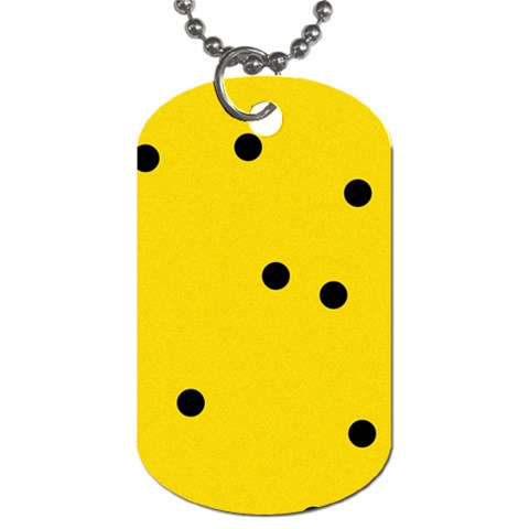 Punch Hole, Black Hole Dog Tag (Two Sides) from ArtsNow.com Front