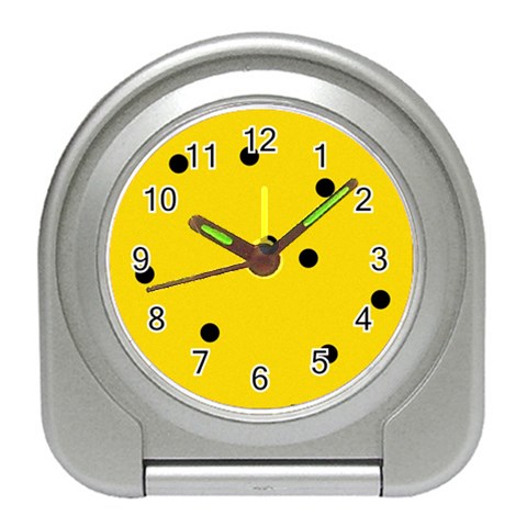 Punch Hole, Black Hole Travel Alarm Clock from ArtsNow.com Front