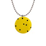 Punch Hole, Black Hole 1  Button Necklace