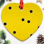 Punch Hole, Black Hole Heart Ornament (Two Sides)