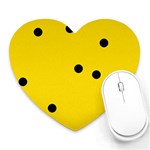 Punch Hole, Black Hole Heart Mousepad