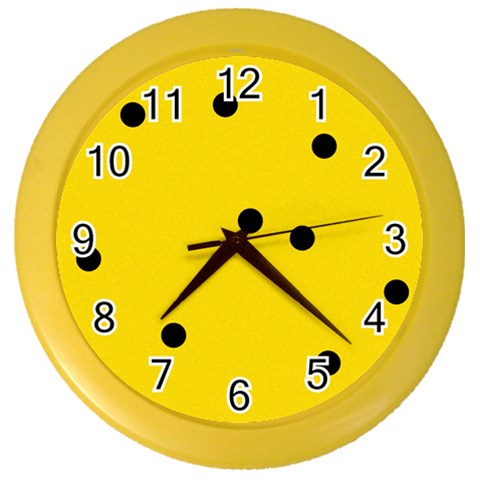 Punch Hole, Black Hole Color Wall Clock from ArtsNow.com Front